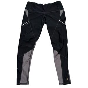 Lucy Tech Black and Grey Activewear Leggings Women’s Medium